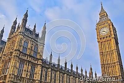 View of Houses of Parliament Stock Photo