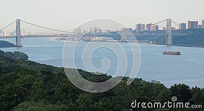 View on Hudson river Stock Photo