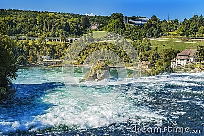 Schaffhausen rhine falls Stock Photo