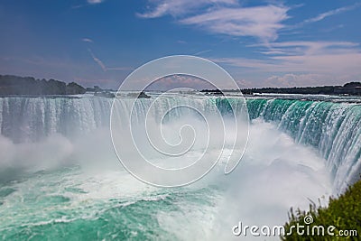 The impressive force of the Niagara Falls, Ontario, Canada Stock Photo