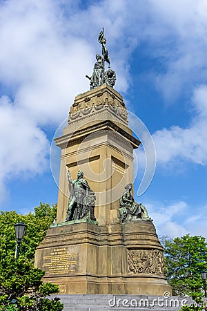 View of the Independence Monument in Den Haag Editorial Stock Photo