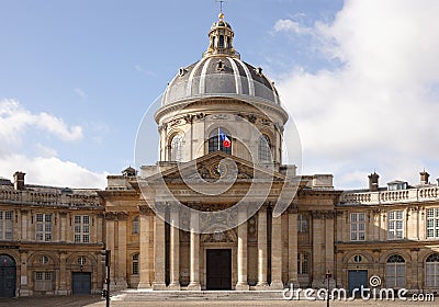 View of the Institute of France Stock Photo