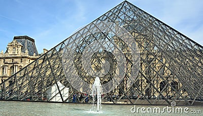 View of Inverted Pyramid Editorial Stock Photo