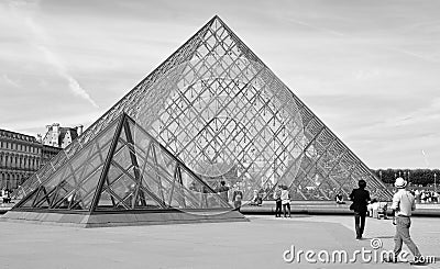 View of Inverted Pyramid Editorial Stock Photo