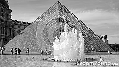 View of Inverted Pyramid Editorial Stock Photo