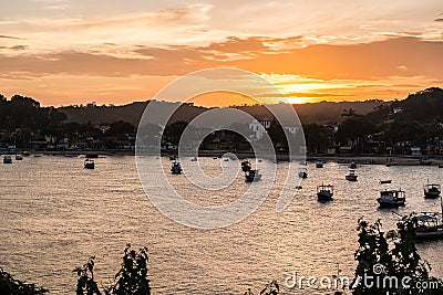 View of the Itacare village in Bahia Stock Photo