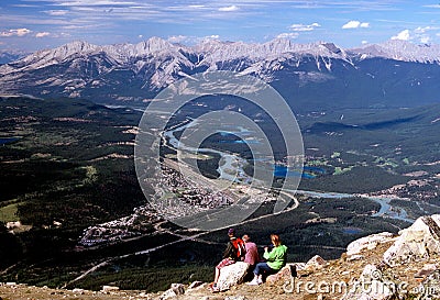 View of Jasper NP Stock Photo