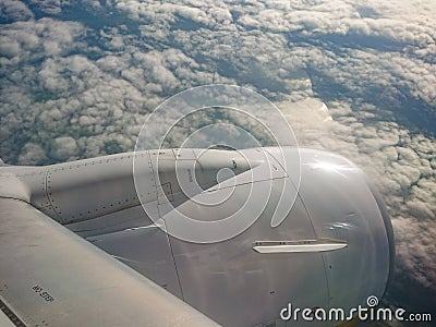 Flight Skies Clouds Stock Photo