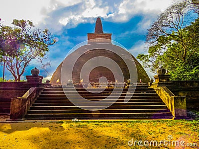 Jetavanaramaya Stupa, Anuradhapura, Sri Lanka Stock Photo