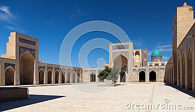 View of Kalon mosque - Bukhara Stock Photo