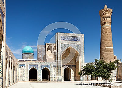 View of Kalon mosque - Bukhara - Uzbekistan Stock Photo