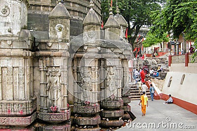 View of Kamakhya Temple, Guwahati, Assam. Editorial Stock Photo