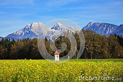 View on Kamnik Savinja alps, Slovenia Stock Photo