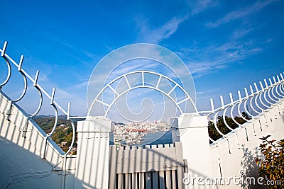 View of Kaohsiung Harbor Stock Photo