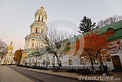 View of the Kiev Pechersk Lavra Editorial Stock Photo