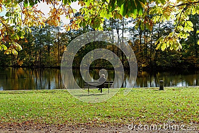 View of Kinda Kanal - Linkoping Stock Photo