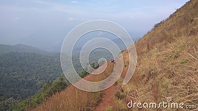 View from Kodachadri Trekking Trail Stock Photo