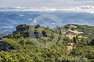 View Kralova Hola peak, Slovakia Stock Photo