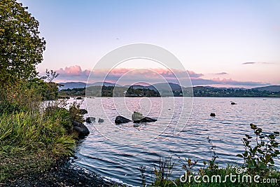 View of The Lake Eske in Donegal, Ireland Stock Photo