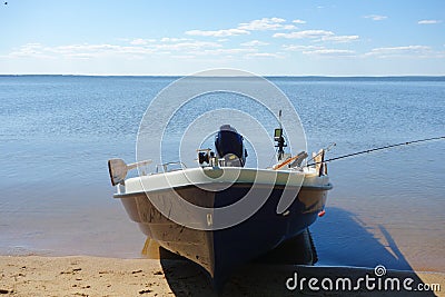 View on the lake in Finland- summer Stock Photo