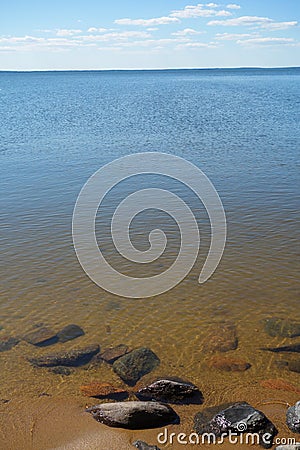 View on the lake in Finland- summer Stock Photo