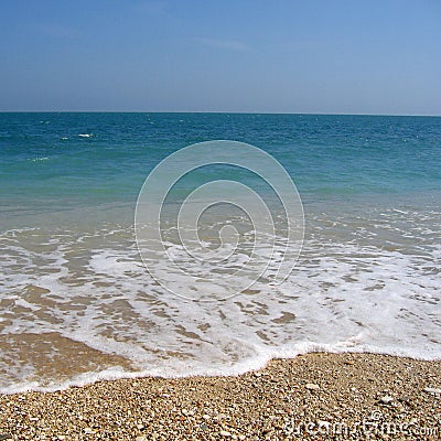 View of Le Due Sorelle beach Stock Photo