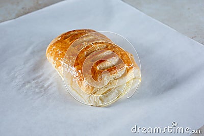 lemon strudel pastry, filo, phyllo, dough, donut, croissant Stock Photo