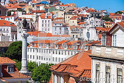 View of Lisbon City, Portuga Stock Photo