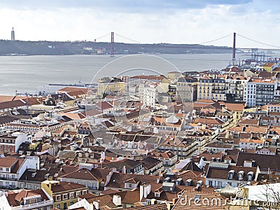 A View Lisbon Stock Photo