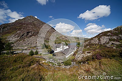 View from llyn Idwal Stock Photo