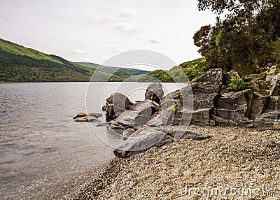 View of Loch Lomond. Stock Photo