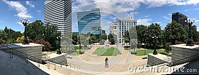 View Looking Down Main Street from South Carolina State House Editorial Stock Photo