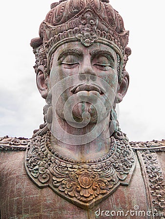 Lord Vishnu Statue Editorial Stock Photo