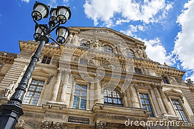 View of the Louvre museum world Editorial Stock Photo