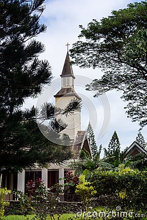 Catholic Church in Kapalua, Maui Stock Photo