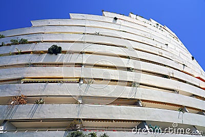 View of the Marina Baie des Anges building complex near Antibes, France Editorial Stock Photo