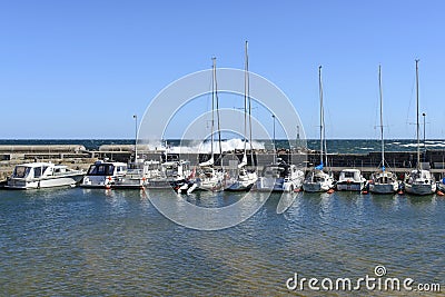 View of the marina Editorial Stock Photo
