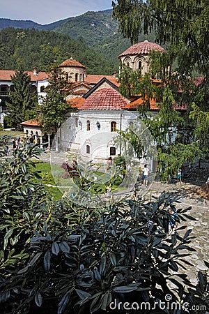 view of Medieval Bachkovo Monastery Editorial Stock Photo