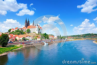 View of Meissen Castle Stock Photo