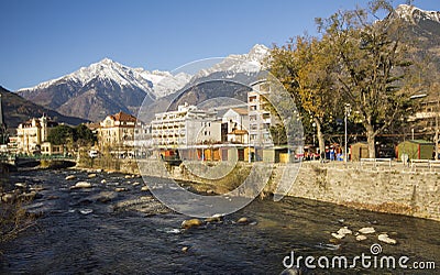A view of Merano Stock Photo