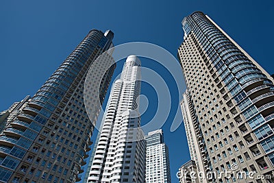 Skyscrapers of Buenos Aires, Argentina Stock Photo