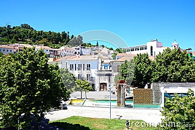 View of Monchique town, Portugal. Stock Photo