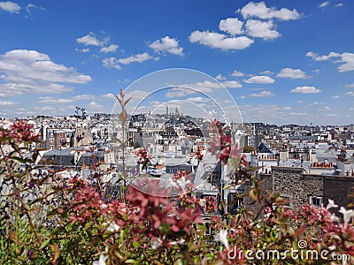 View on Montmarte Stock Photo