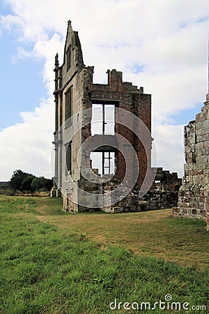 A view of Moreton Corbett Castle in Shropshire Editorial Stock Photo