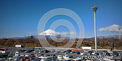View on the mount Fuji Stock Photo