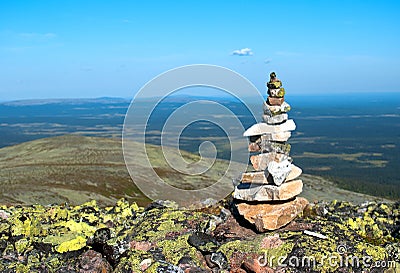 View from the mountain . Stock Photo