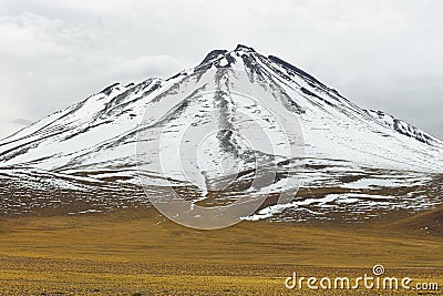 View of mountains in Sico Pass Stock Photo