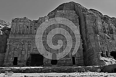 Landmarks of Jordan - Petra Stock Photo