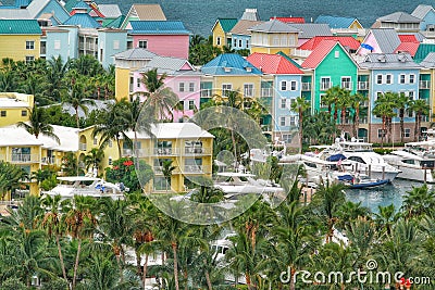 View of Nassau, Bahamas Stock Photo