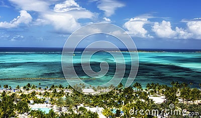 View of Nassau, Bahamas Stock Photo